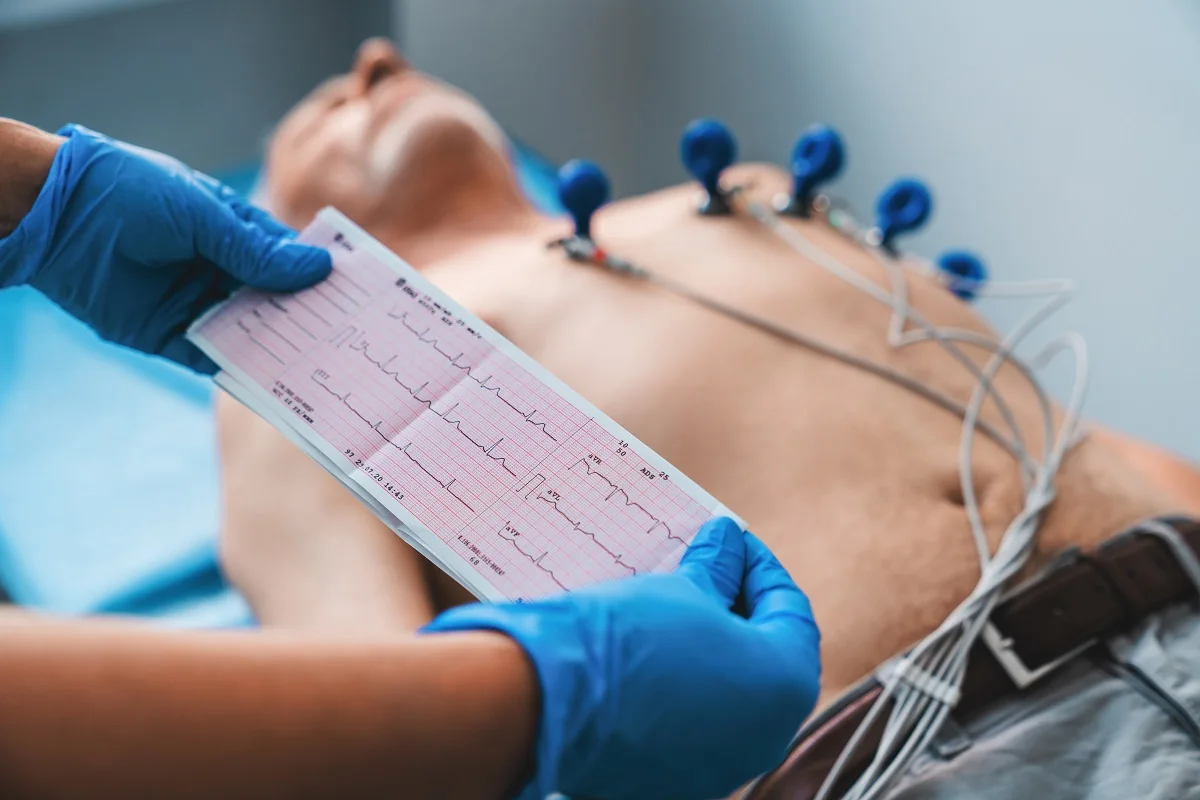 ECG at Draupadi Devi Memorial Hospital