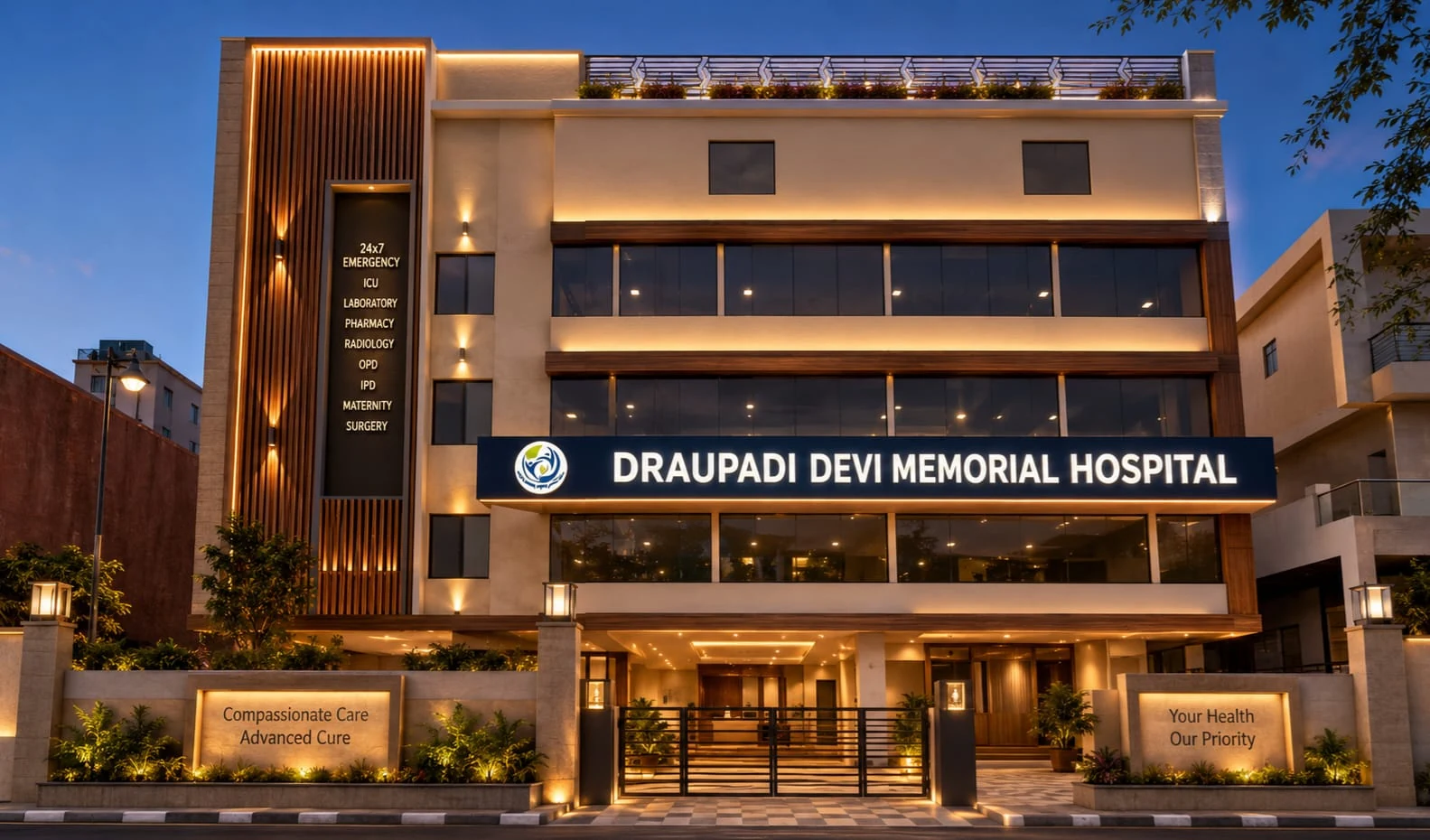 Draupadi Devi Memorial Hospital building